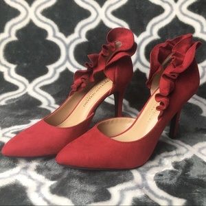 Christian Siriano Red Heels Size 5